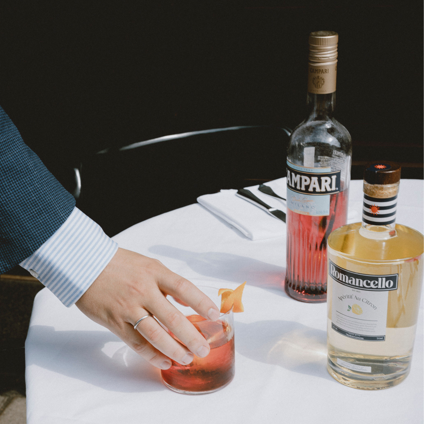 Romancello and Campari make a perfect Negroni